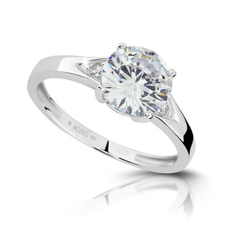 Modesi Silver engagement Anello JA17247CZ - Circuit: 57 mm