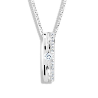 Modesi Glitter Collana with Zircons M46022