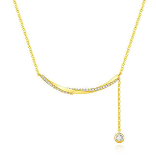 Moiss Elegante Vergoldete Halskette mit Eternity-Zirkonia N0000881 