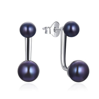 Moiss Eleganti Orecchini In Argento Con Perla 2In1 E0004867