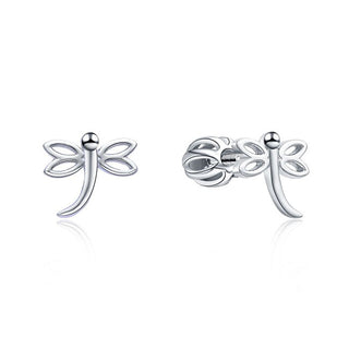 Moiss Delicados Pendientes de Plata Libélulas E0004395 