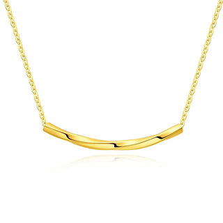 Moiss Minimalist gold-plated Collana da donna N0000876