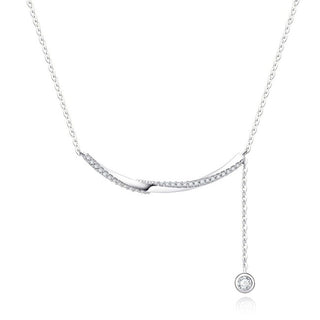Moiss Elegante Collar de plata con circonitas Eternity N0000880 