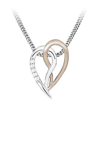 Moiss Timeless silver bicolor Ciondolo con zircons P0001007