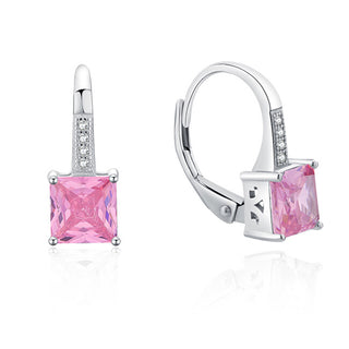Moiss Pendientes Originales de Plata con Circonitas E0000667 