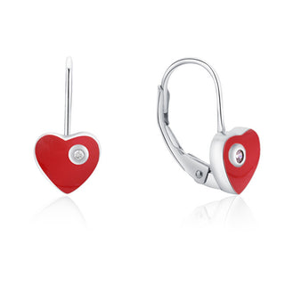 Moiss Orecchini Romantici In Argento Con Cuori Di Zirconi E0000557