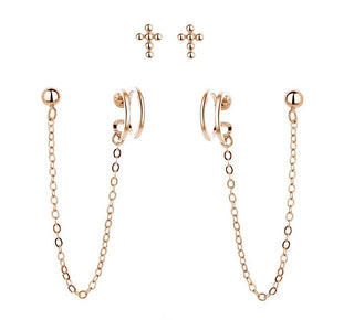 Moiss Set Di Orecchini In Argento Placcato Oro E0004301