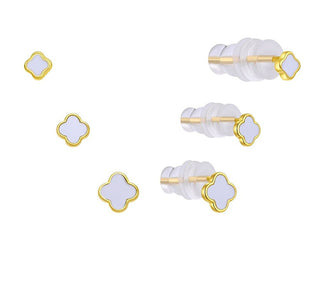 Moiss Set Di Orecchini A Bottone Placcati Oro E0004643 (3 Paia Di Orecchini)