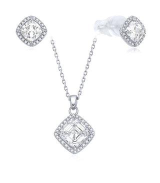 Moiss Set Di Gioielli In Argento Lucido S0000689 (Collana, Orecchini)