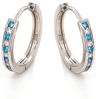 Moiss Orecchini Rotondi In Argento Con Zirconi Colorati E0000741