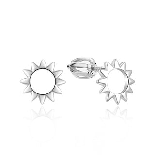 Moiss Silver stud Orecchini Sun E0004485