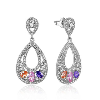 Moiss Pendientes de Plata con Zirconias Bernarda E0003038 