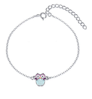 Moiss Silver girl's Bracciale with an owl B0001386