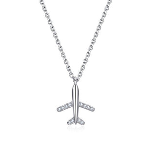 Moiss Collar de plata Airy con circonitas cúbicas N0000467 