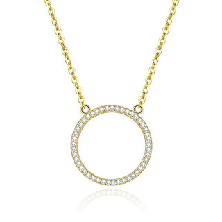 Moiss Elegante Collana Placcata Oro Con Zirconi N0000572