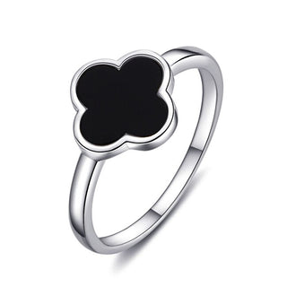 Moiss Stylish silver Anello Quatrefoil R0004462-P - Circuit: 58 mm