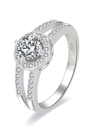 Moiss Elegante Anello In Argento Scintillante Serafina R00027 - Circuito: 54 Mm