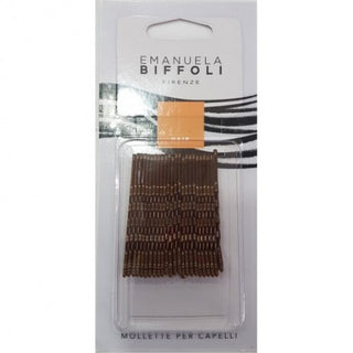 Emanuela Biffoli Molas Para Cabelo Castanhas 1316 