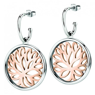 Morellato Pendientes bicolor Árbol de la Vida Loto Satd08 