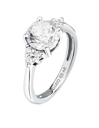 Morellato Anello In Argento Lucido Da Donna Tesori Saiw29901 - Circuito: 56 Mm