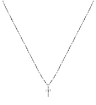 Morellato Silver Collana Cross con zircon Dono SAZL03
