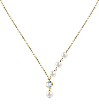Morellato Elegante Collana Con Perle Vere E Zirconi Perla Sxu56