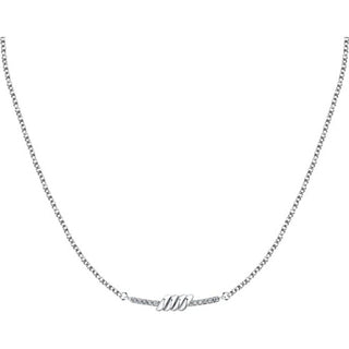 Morellato Elegante Collana In Acciaio Con Cristalli Torchon Sawz04