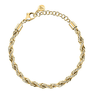 Morellato Elegante Goldplattiertes Damenarmband Valis Intrecci Sazc27 