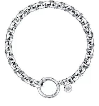 Morellato Elegante Bracciale In Acciaio Con Gocce Di Cristallo Scz1152