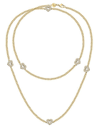 Morellato Elegante Collana Placcata Oro Con Cuori Incontri Sauq03