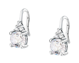 Morellato Orecchini Pendenti In Argento Con Zirconi Cubici Trasparenti Tesori Saiw298