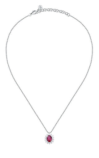 Morellato Elegante Collana In Argento Con Zirconi Fucsia Tesori Saiw281