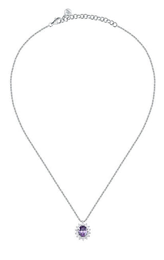 Morellato Elegante Collana In Argento Con Zirconi Viola Tesori Saiw282