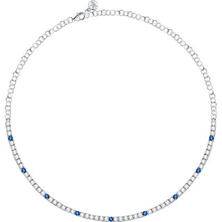Morellato Elegante Collana In Argento Con Zirconi Tesori Saiw136