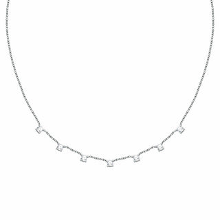 Morellato Women's Silver Necklace with Cubic Zirconia Tesori Saiw290 