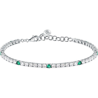 Morellato Elegante Pulsera de plata con circonitas Tesori Saiw138 