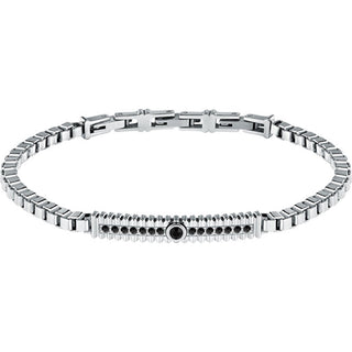 Morellato Bracelet de mode en acier pour homme avec cristaux Urban Sabh33 