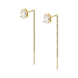 Morellato Fashion Gold-Plated Dangle Earrings Tesori Saiw208 