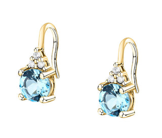 Morellato Gold-plated dangling Orecchini with cubic zirconia Tesori SAIW307