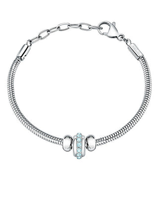 Morellato Bracciale In Acciaio Pregiato Con Cristalli Drops Scz1257