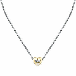 Morellato Bellissima Collana Bicolore In Acciaio Heart Drops Scz1414