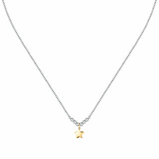 Morellato Beautiful steel Collana with gold-plated star Talismans SAIX23