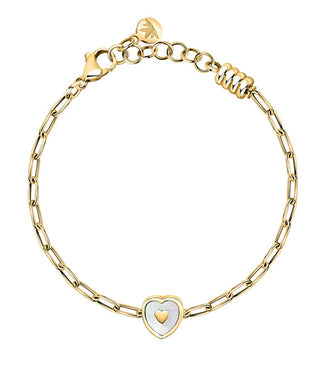 Morellato Beautiful Gold Plated Drops Heart Bracciale SCZ1346