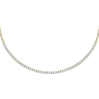 Morellato Luxurious gold-plated Collana with clear zircons Scintille SAQF24