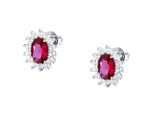 Morellato Luxury silver studs con cubic zirconia Tesori SAIW287