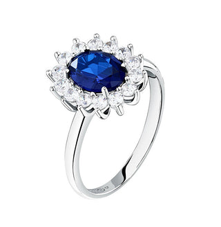 Morellato Anello Di Lusso In Argento Con Zirconi Cubici Tesori Saiw2830 - Circuito: 52 Mm