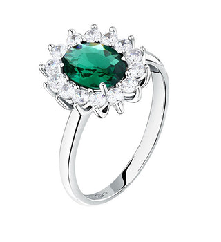 Morellato Anello Di Lusso In Argento Con Zirconi Cubici Tesori Saiw2840 - Circuito: 56 Mm