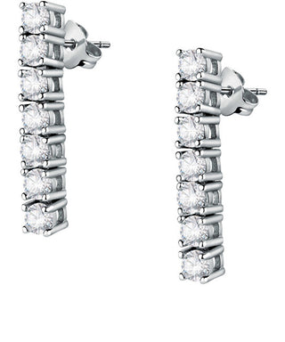 Morellato Orecchini Minimalisti Con Zirconi Trasparenti Scintille Saqf27