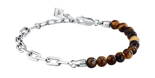 Morellato Modern steel Bracciale con tiger´s eye Pietre S1740