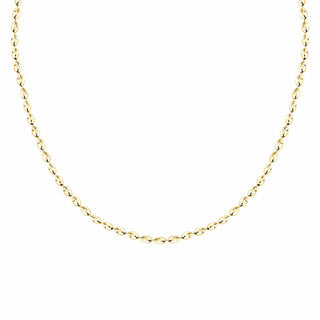 Morellato Cadena moderna chapada en oro para mujer trenzados Sazc09 